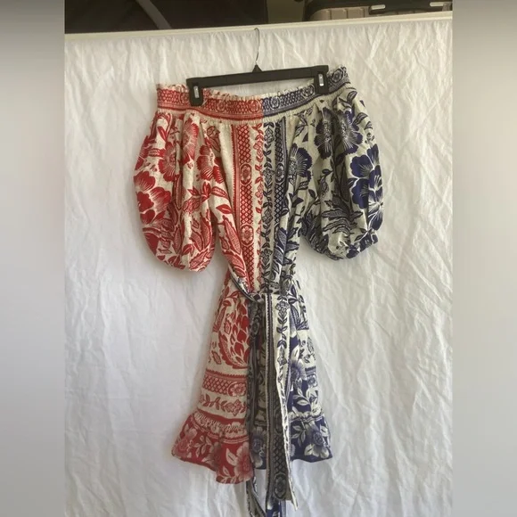 Farm Rio Mixed Pineapple Garden Mini Dress Small - Picture 7 of 16